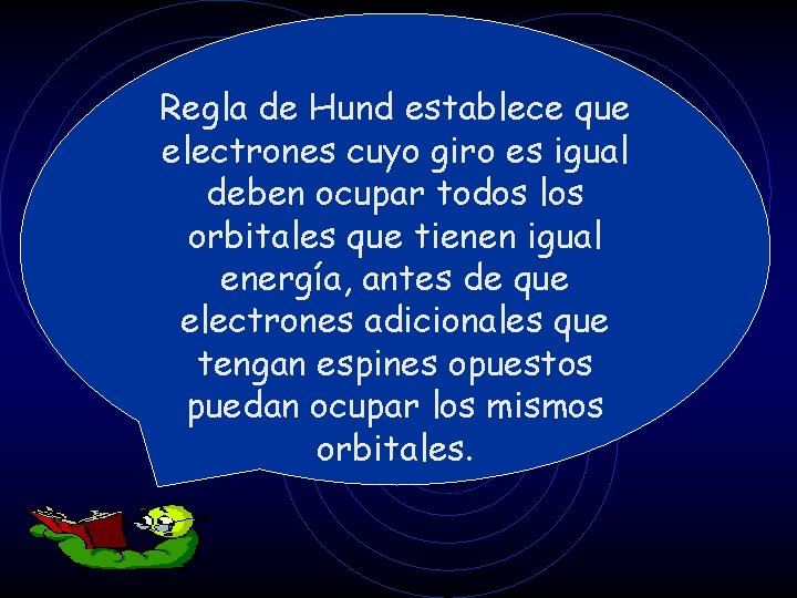 Regla de Hund establece que electrones cuyo giro es igual deben ocupar todos los