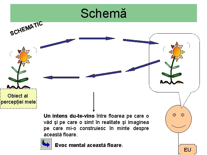 Schemă C TI A M E SCH Obiect al percepţiei mele Un intens du-te-vino