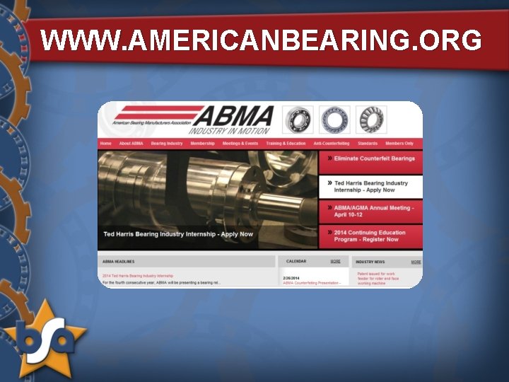 WWW. AMERICANBEARING. ORG 