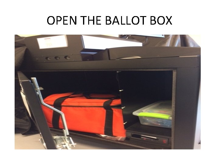 OPEN THE BALLOT BOX 