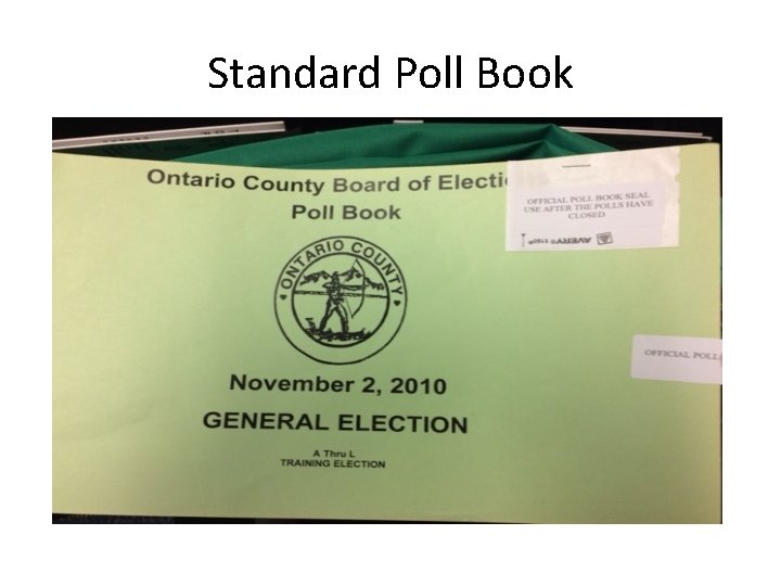 Standard Poll Book 