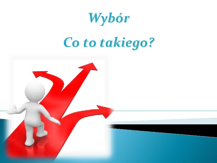 Wybór Co to takiego? 