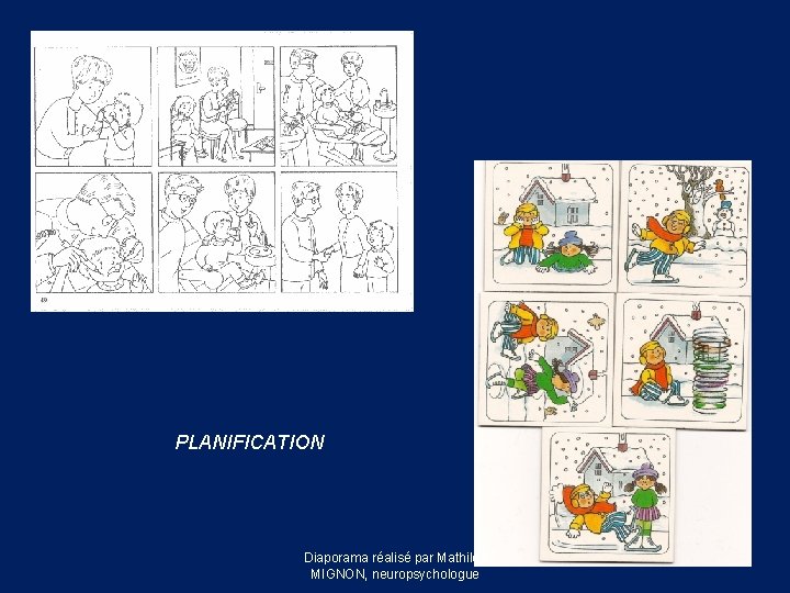 PLANIFICATION Diaporama réalisé par Mathilde MIGNON, neuropsychologue 