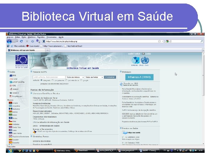 Biblioteca Virtual em Saúde 