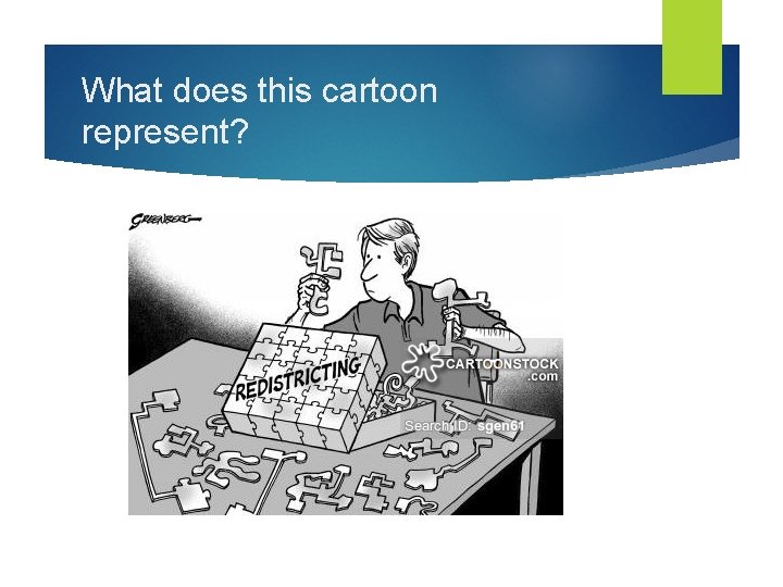 What does this cartoon represent? 