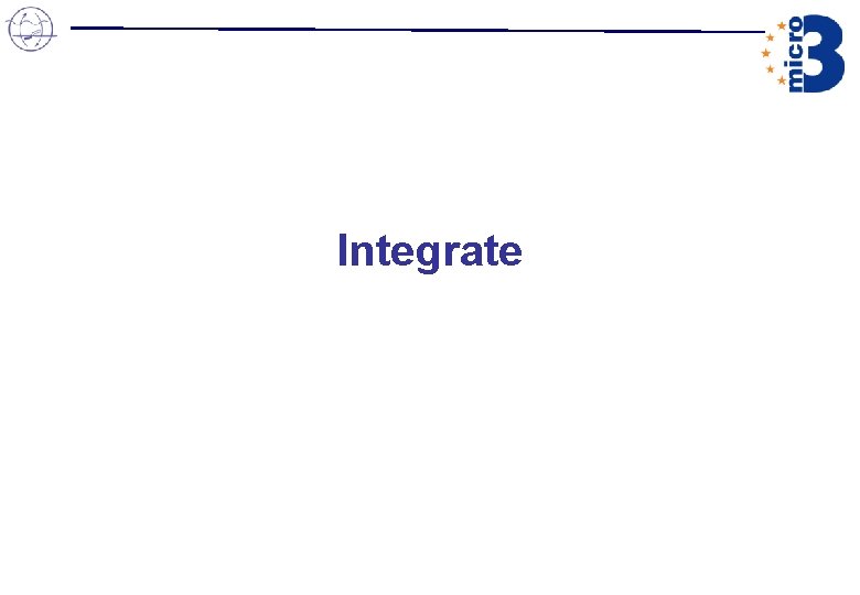 Integrate Integrate