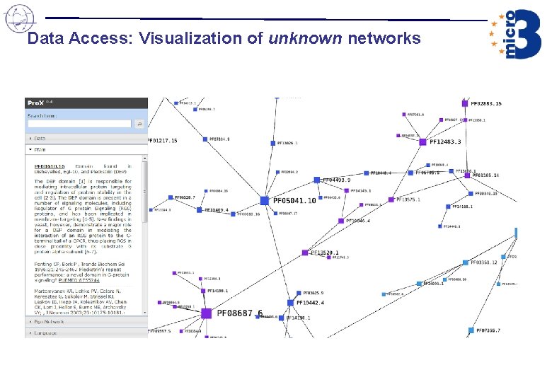 Data Access: Visualization of unknown networks Data Access: Visualization of unknown networks