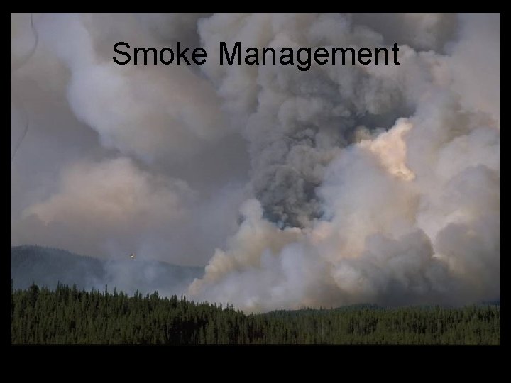 Smoke Management 