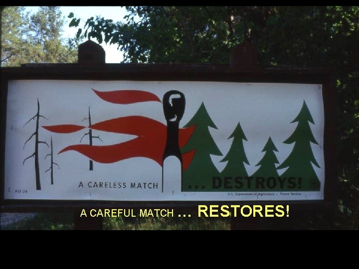 A CAREFUL MATCH … RESTORES! 