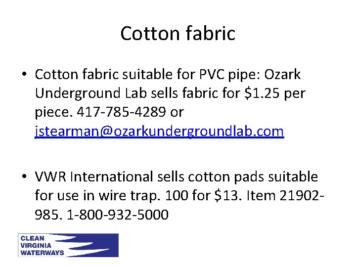 Cotton fabric • Cotton fabric suitable for PVC pipe: Ozark Underground Lab sells fabric