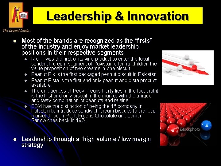 Leadership & Innovation l Most of the brands are recognized as the “firsts” of