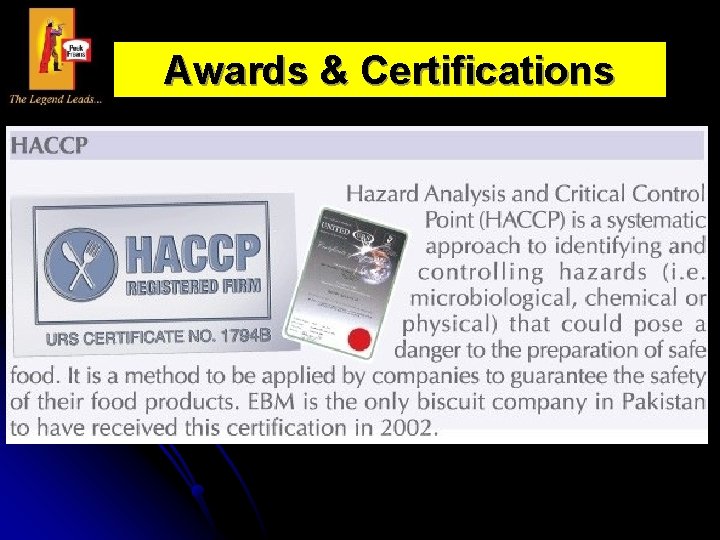 Awards & Certifications 