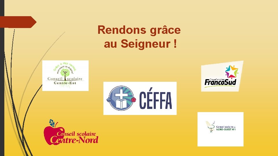 Rendons grâce au Seigneur ! 