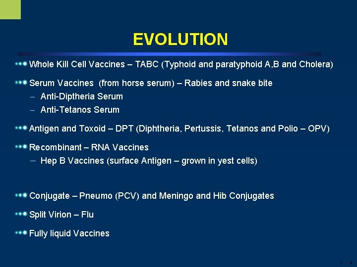 EVOLUTION Whole Kill Cell Vaccines – TABC (Typhoid and paratyphoid A, B and Cholera)