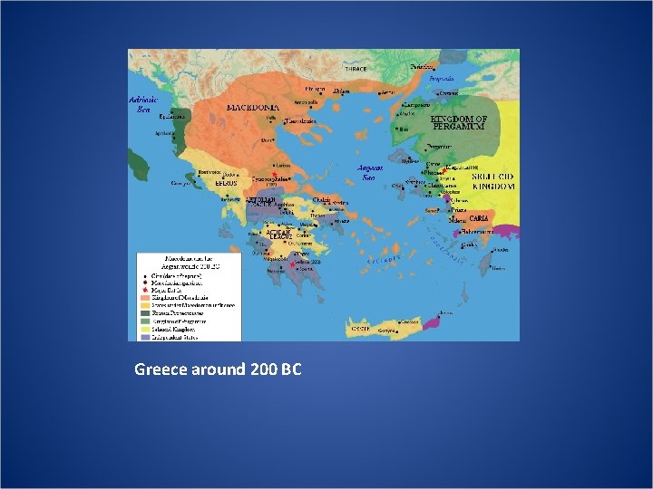 Greece around 200 BC 