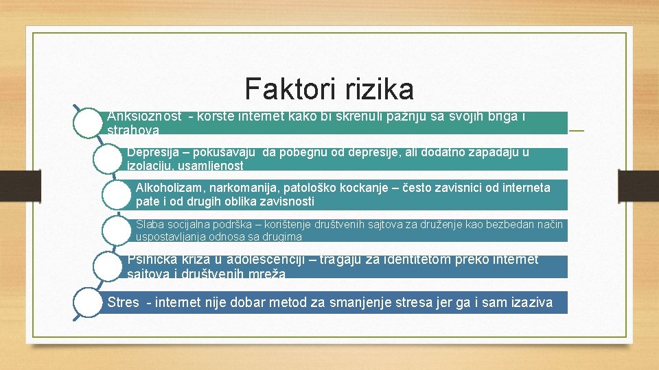 Faktori rizika Anksioznost - korste internet kako bi skrenuli pažnju sa svojih briga i