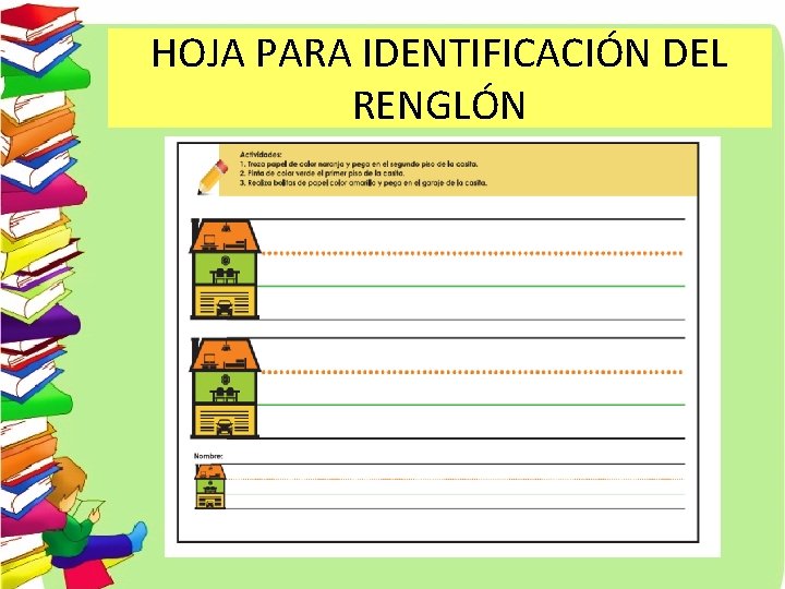 HOJA PARA IDENTIFICACIÓN DEL RENGLÓN 