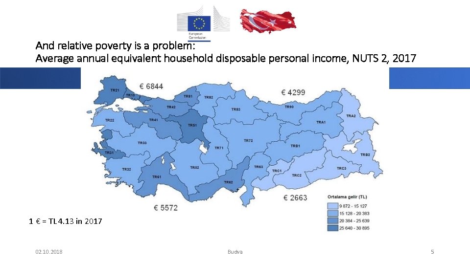 And relative poverty is a problem: Average annual equivalent household disposable personal income, NUTS