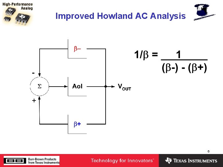 Improved Howland AC Analysis - + 6 