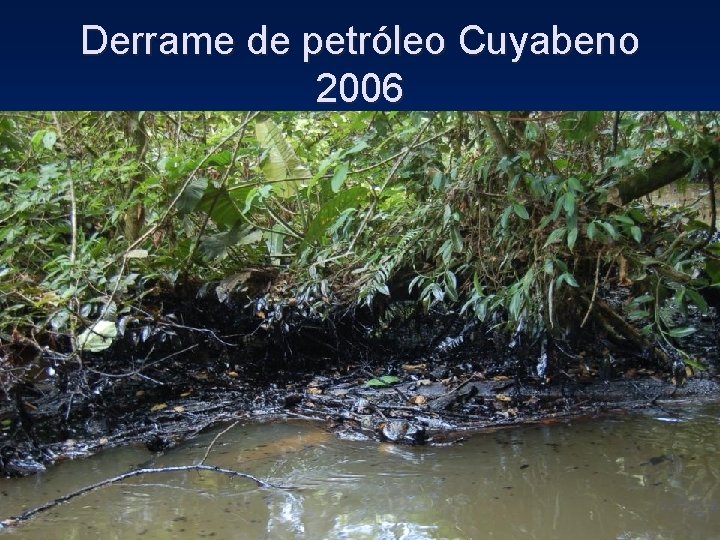 Derrame de petróleo Cuyabeno 2006 