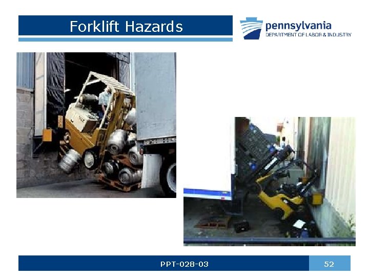 Forklift Hazards PPT-028 -03 52 