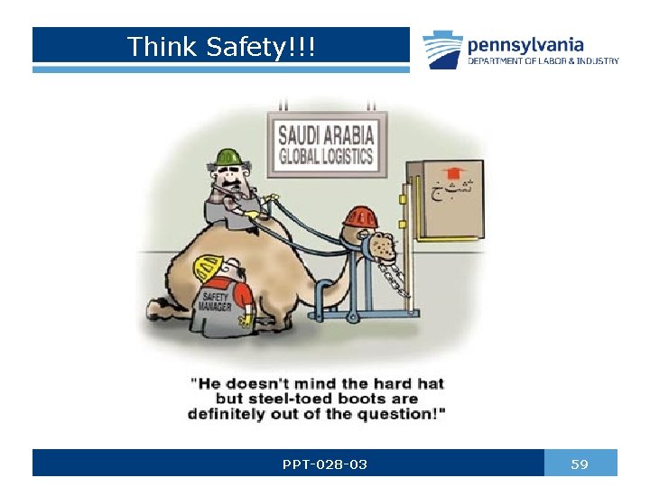 Think Safety!!! PPT-028 -03 59 