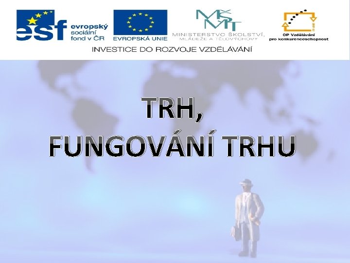 TRH, FUNGOVÁNÍ TRHU 