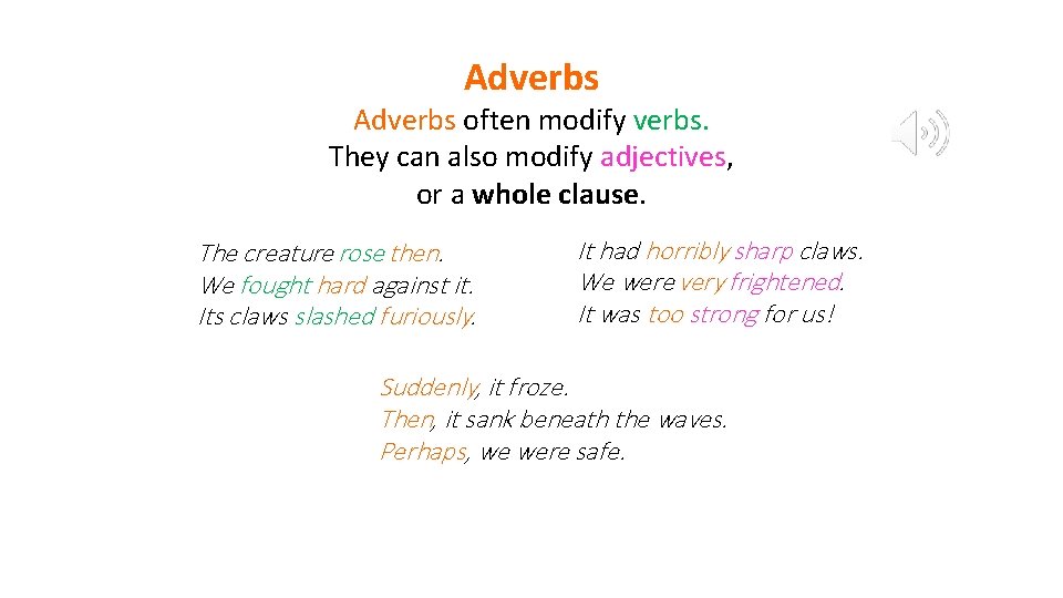 Word Classes 1 Noun 2 Verb 3 Adjective