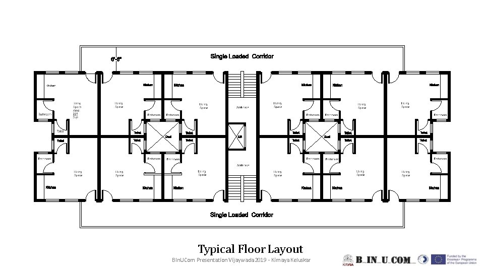Typical Floor Layout BIn. UCom Presentation Vijaywada 2019 - Kimaya Keluskar 