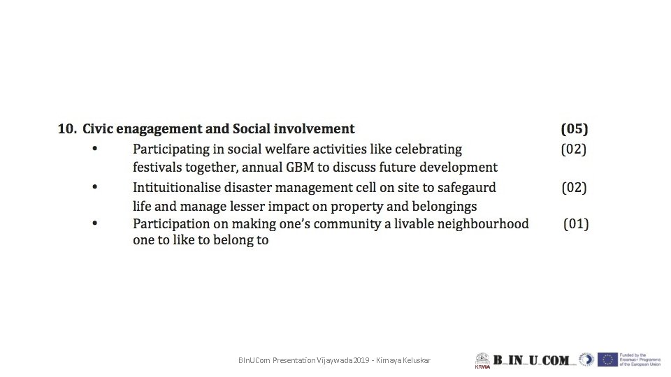 BIn. UCom Presentation Vijaywada 2019 - Kimaya Keluskar 