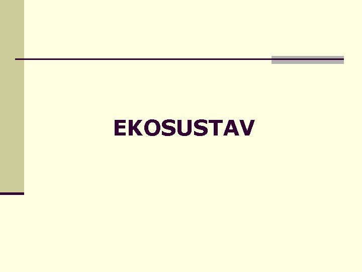 EKOSUSTAV 