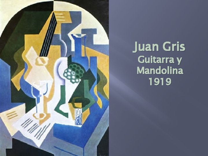 Juan Gris Guitarra y Mandolina 1919 