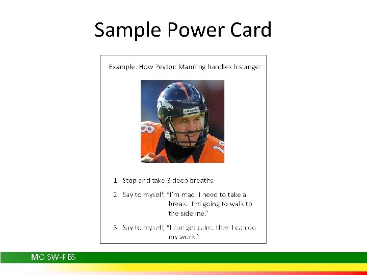 Sample Power Card MO SW-PBS 