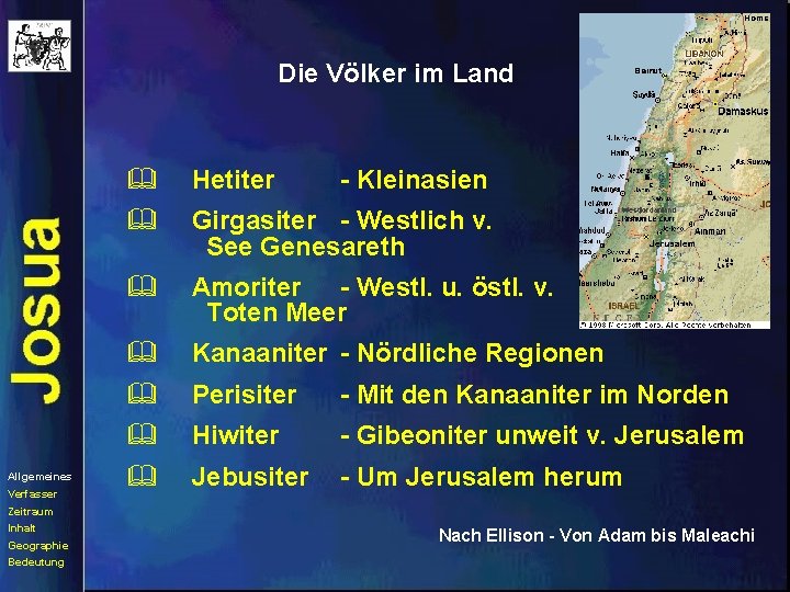 Die Völker im Land Allgemeines Verfasser & Hetiter & Girgasiter - Westlich v. See