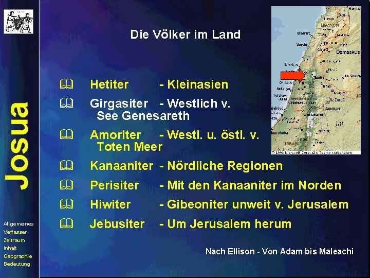Die Völker im Land Allgemeines Verfasser & Hetiter & Girgasiter - Westlich v. See