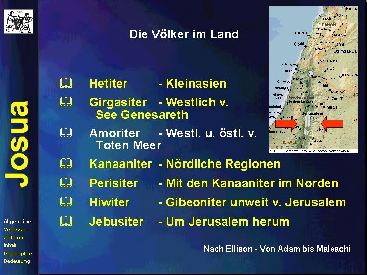 Die Völker im Land Allgemeines Verfasser & Hetiter & Girgasiter - Westlich v. See