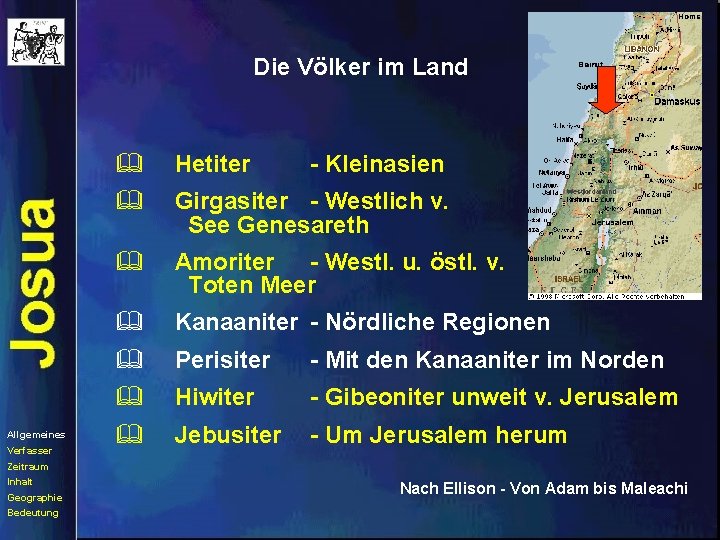 Die Völker im Land Allgemeines Verfasser & Hetiter & Girgasiter - Westlich v. See