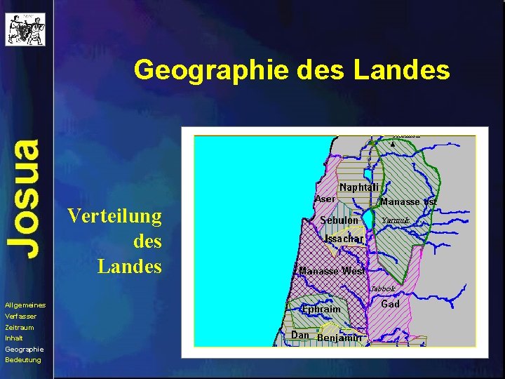 Geographie des Landes Verteilung des Landes Allgemeines Verfasser Zeitraum Inhalt Geographie Bedeutung 