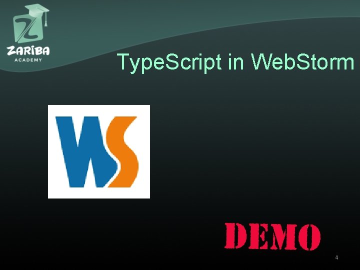 Type. Script in Web. Storm 4 