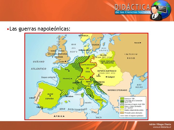  • Las guerras napoleónicas: 
