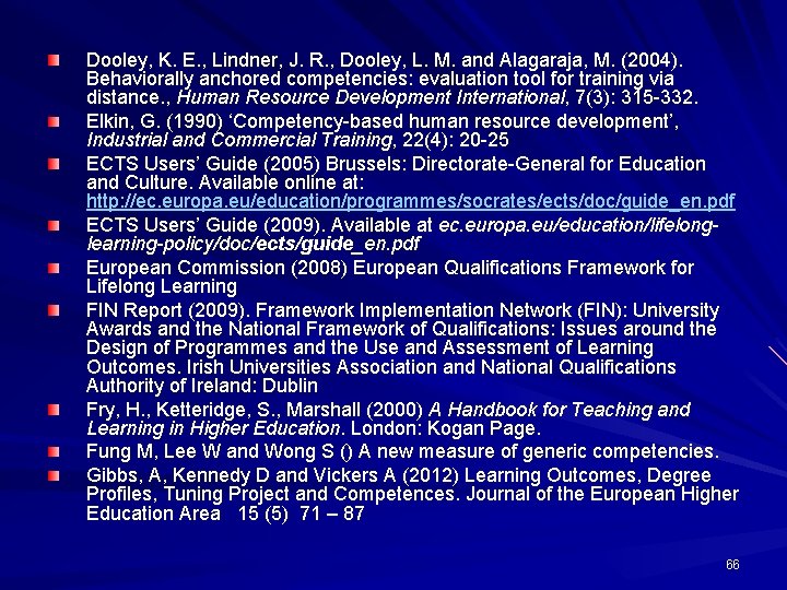 Dooley, K. E. , Lindner, J. R. , Dooley, L. M. and Alagaraja, M.