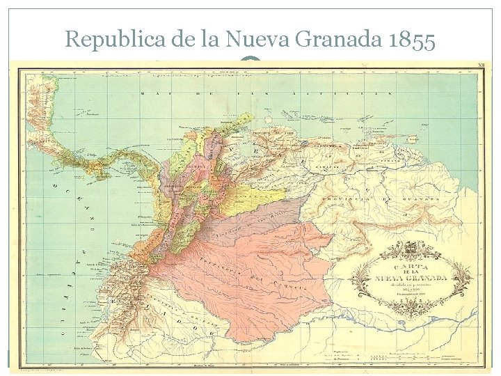 Republica de la Nueva Granada 1855 