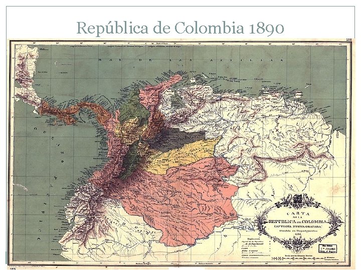 República de Colombia 1890 