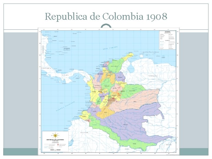 Republica de Colombia 1908 