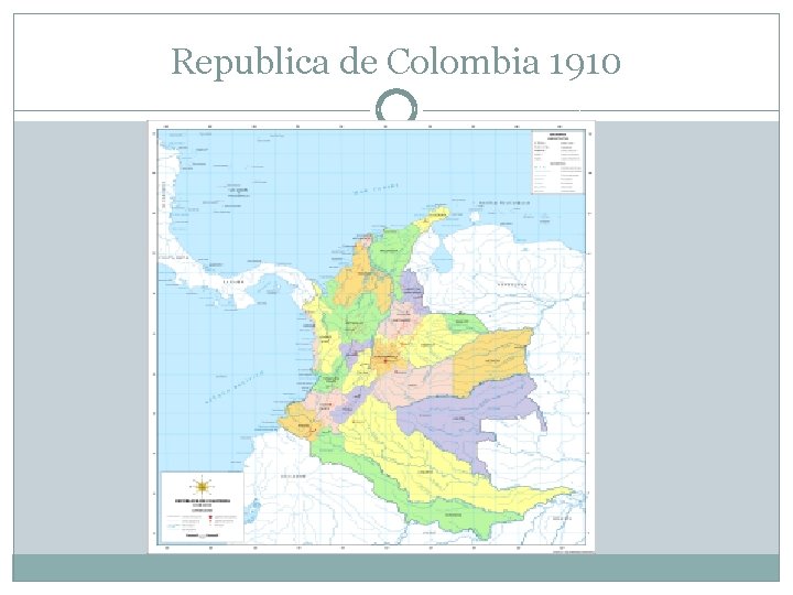Republica de Colombia 1910 