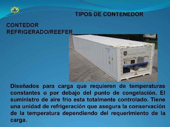 CONTEDOR REFRIGERADO/REEFER 