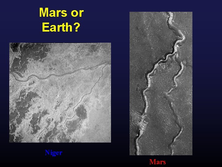 Mars or Earth? Niger Mars 