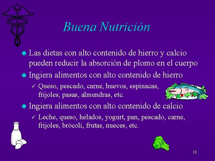 Buena Nutrición u Las dietas con alto contenido de hierro y calcio pueden reducir