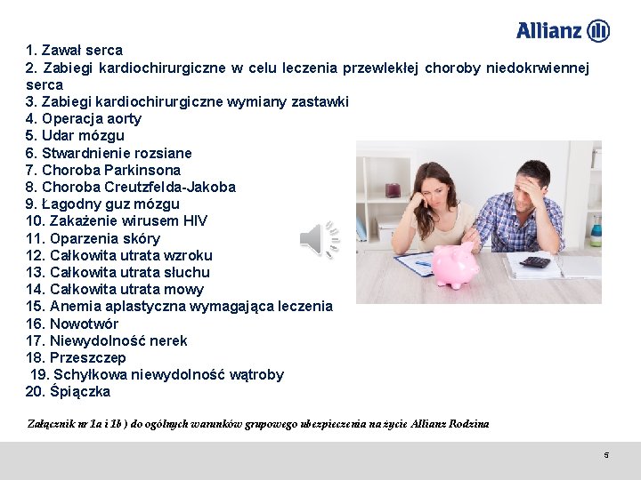 1. Zawał serca 2. Zabiegi kardiochirurgiczne w celu leczenia przewlekłej choroby niedokrwiennej serca 3. 1. Zawał serca 2. Zabiegi kardiochirurgiczne w celu leczenia przewlekłej choroby niedokrwiennej serca 3.