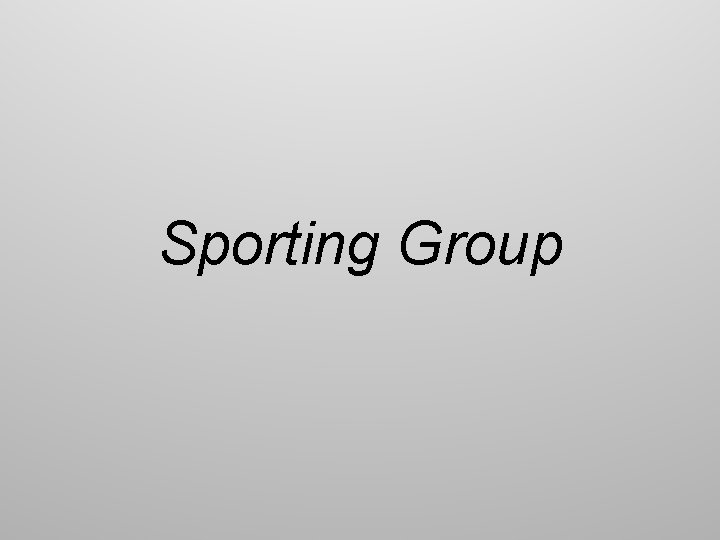 Sporting Group 